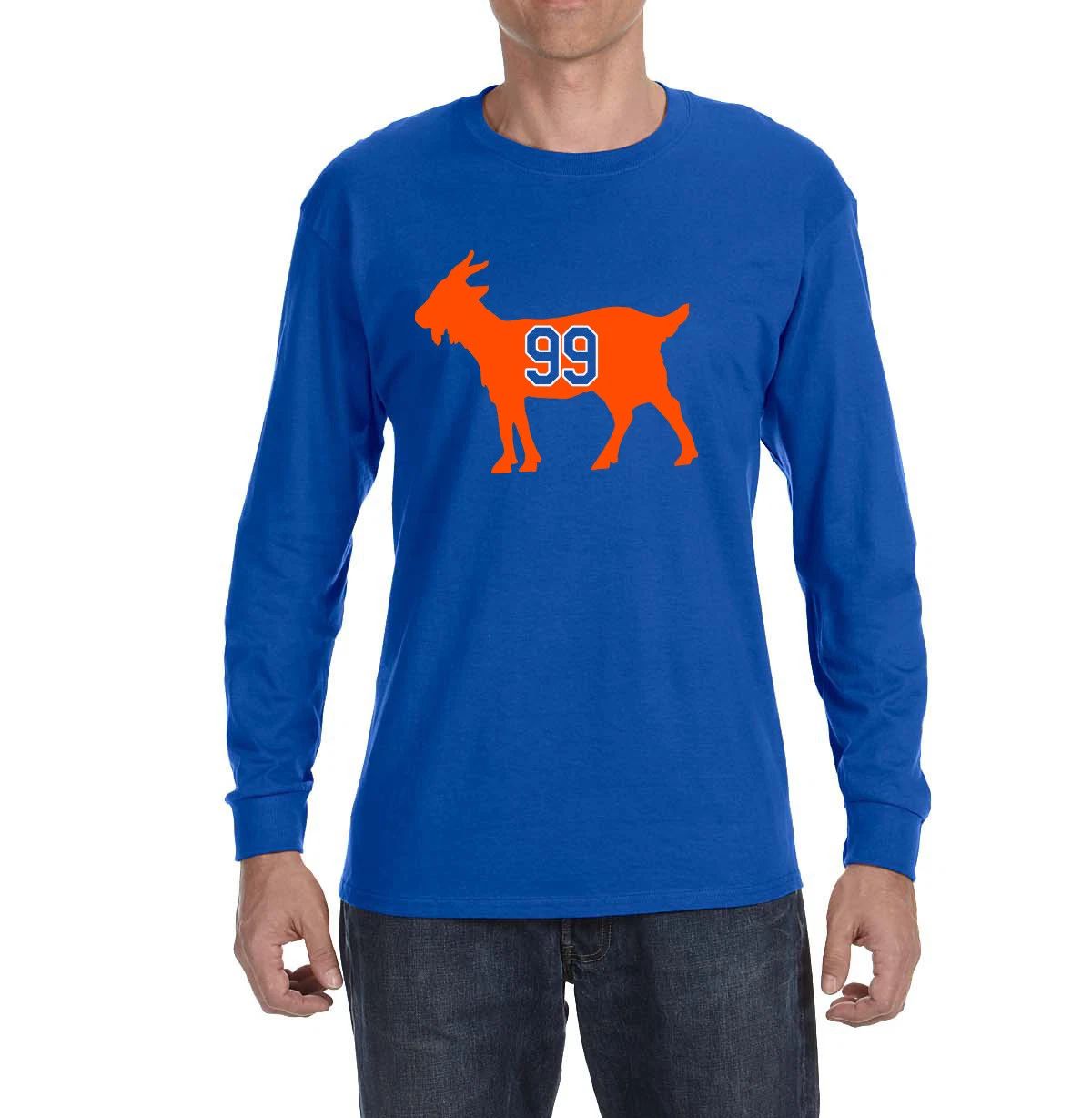 Edmonton Oilers Wayne Gretzky Goat Long sleeve shirt