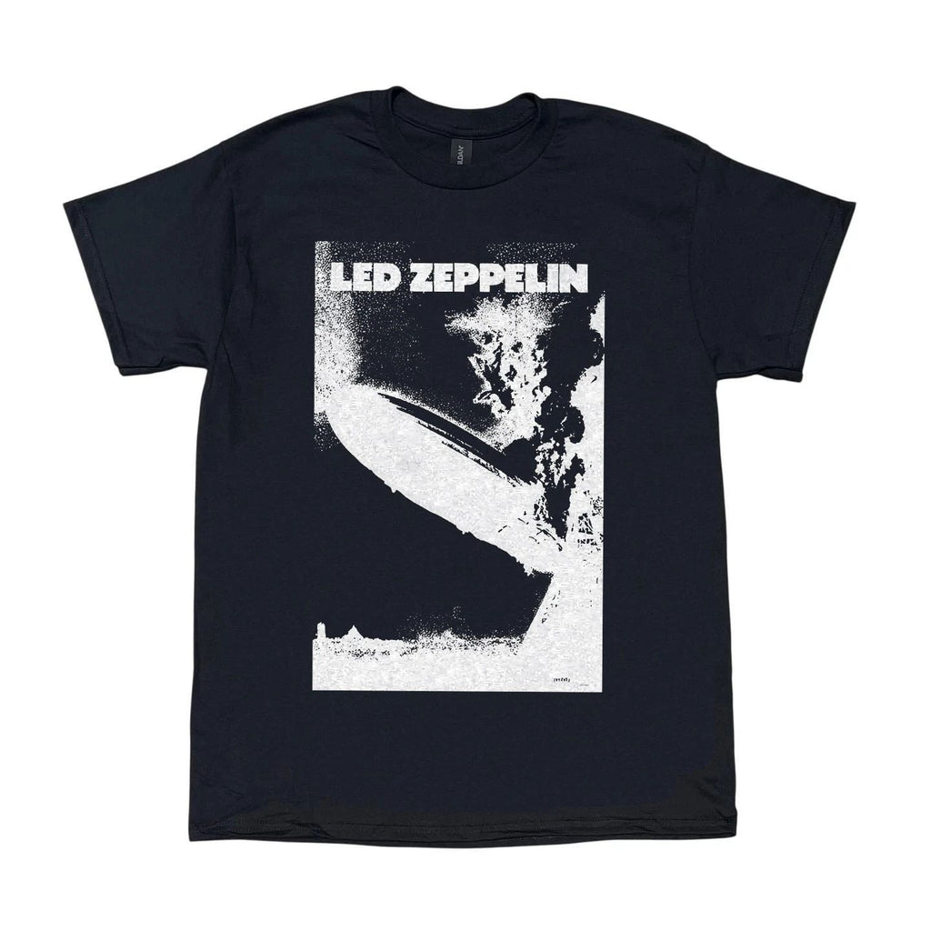 Led Zeppelin Album Rock Band, Heavy Cotton Black Unisex T-shirt, Size S-5XL