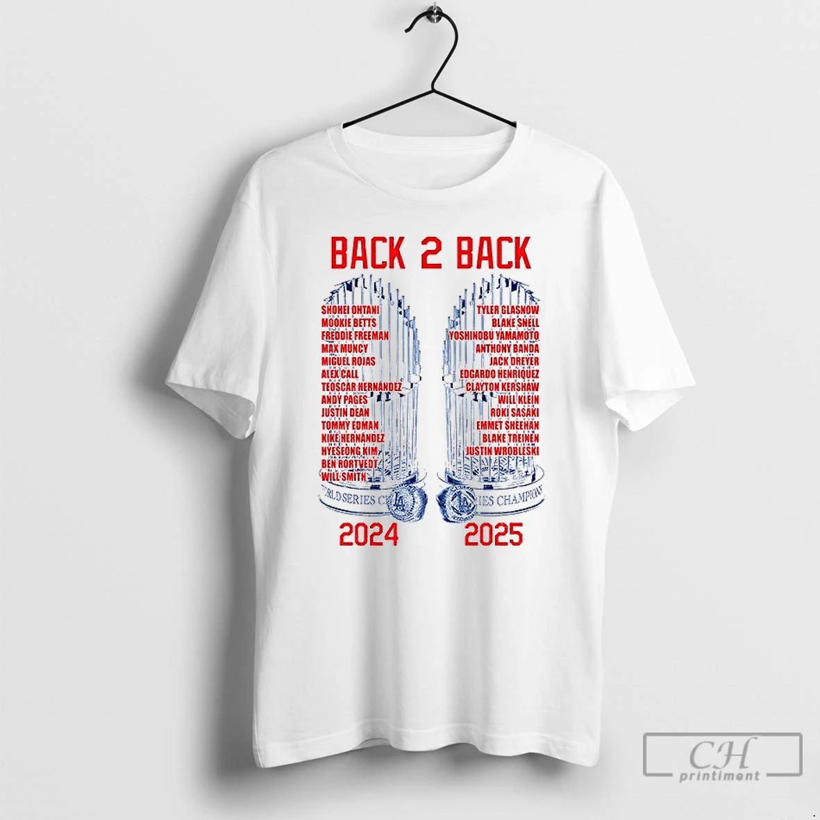 Classic Los Angeles Dodgers All Day Everyday Back To Back 9x World Series Champions 2024
