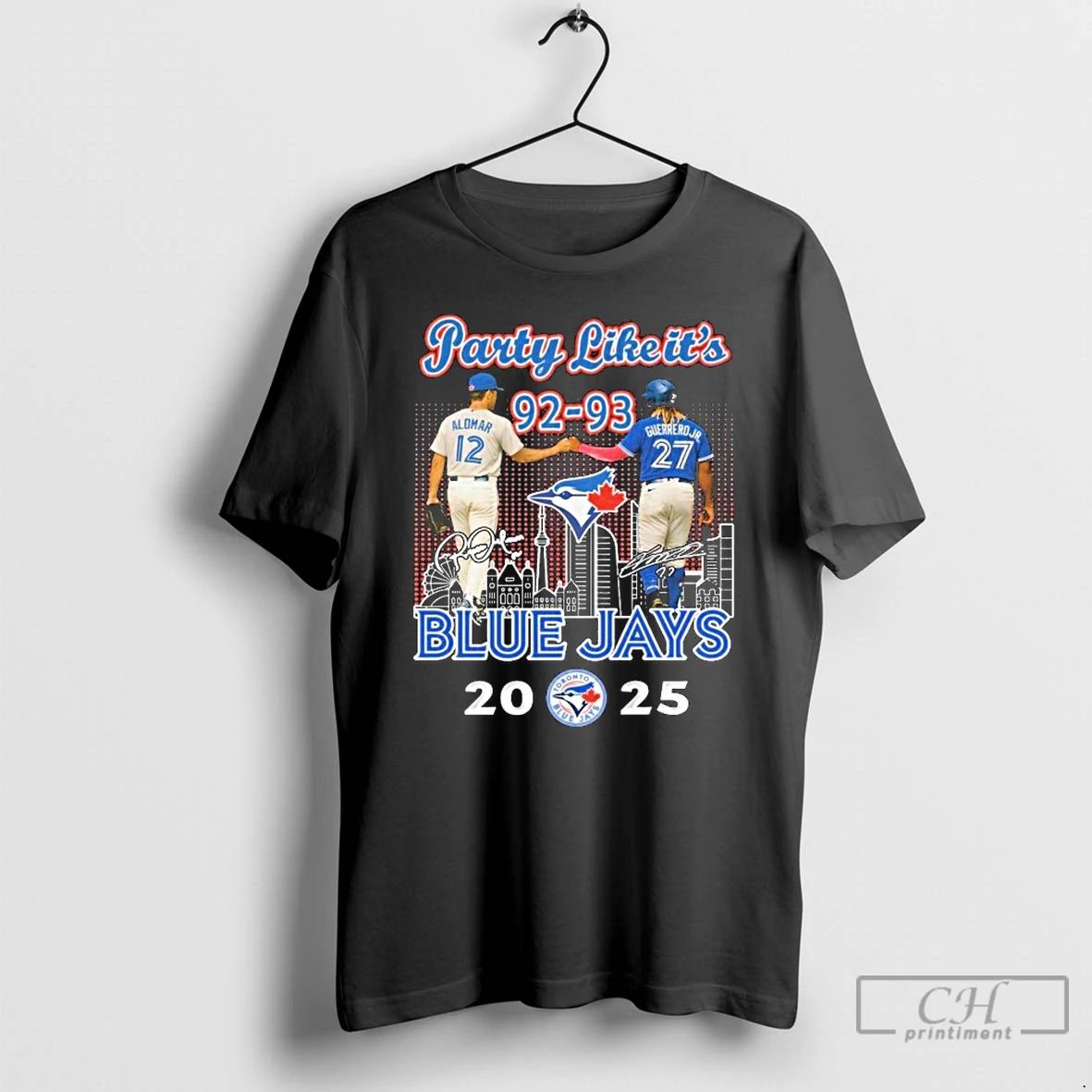 Premium Roberto Alomar And Vladimir Guerrero Jr Toronto Blue Jays Party Like Its Season 92