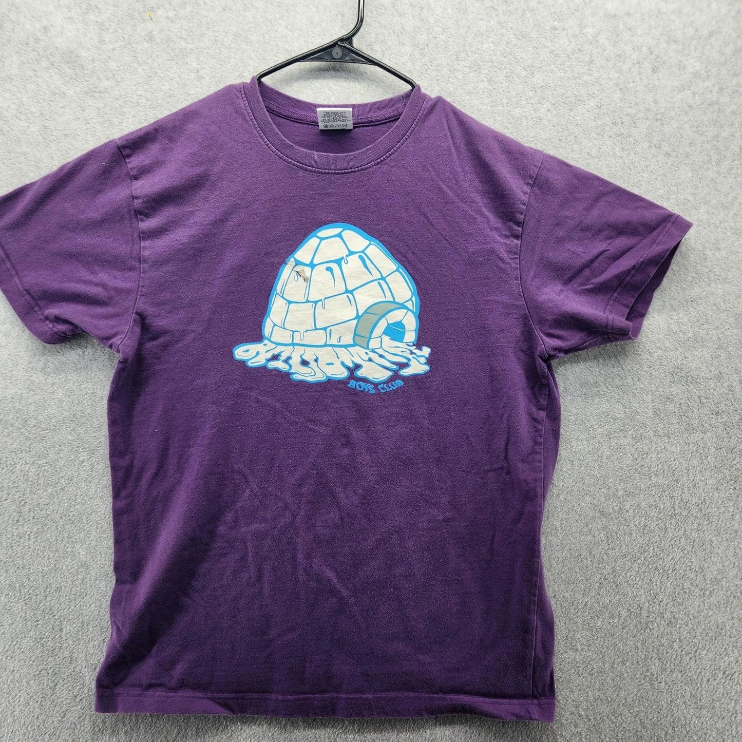 Billionaire Boys Club Shirt Mens Large Purple Igloo Astronaut Graphic Tee