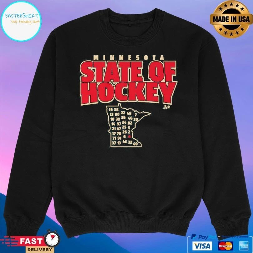 Minnesota State Of Hockey T-shirt