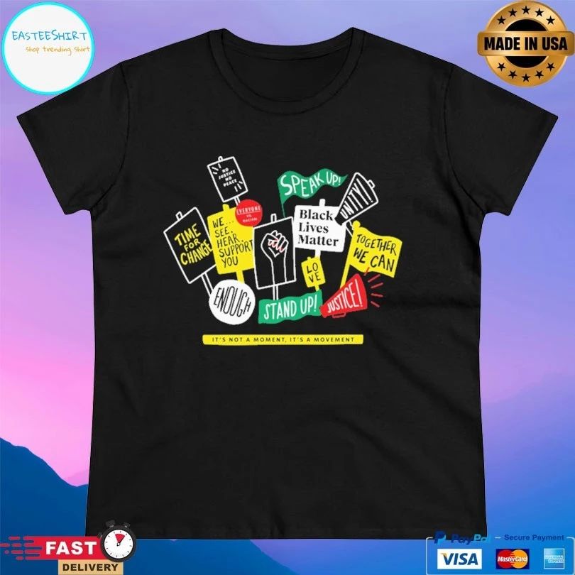 Starbucks Black Lives Matter It’s Not A Moment It’s A Movement T-shirt