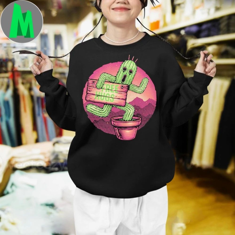 Huggable Cactus Free Hugs Shirt