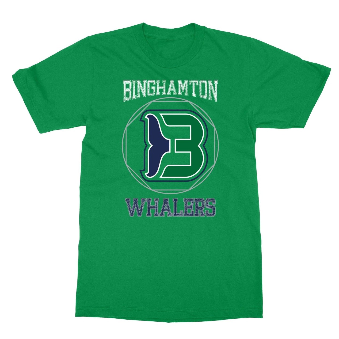 Binghamton WHALERS NHL OLD TIME HOCKEY Vintage Men's T-Shirt