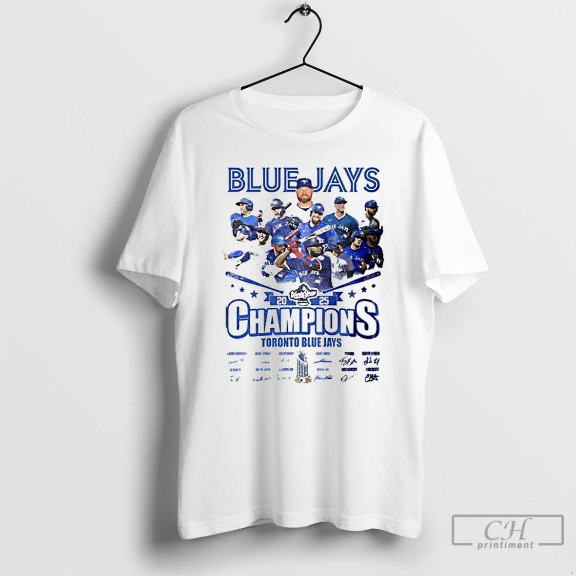 Classic Toronto Blue Jays World Series Champions 2025 Signature Mlb T Shirts