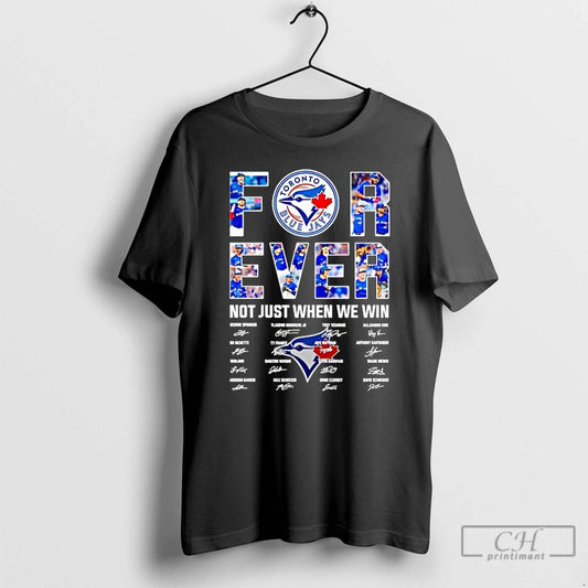 Classic Los Angeles Dodgers Forever Not Just When We Win Signatures T Shirts