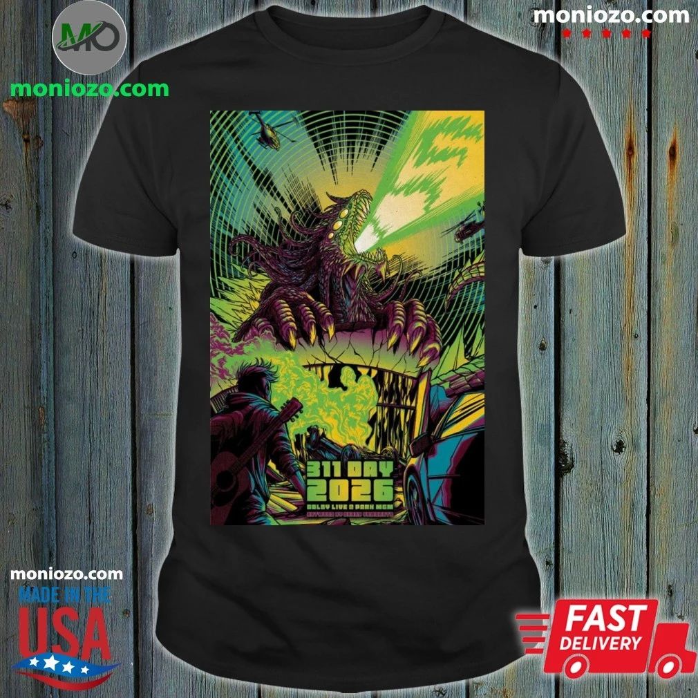 311 Day 2026 Poster Park Mgm Shirt