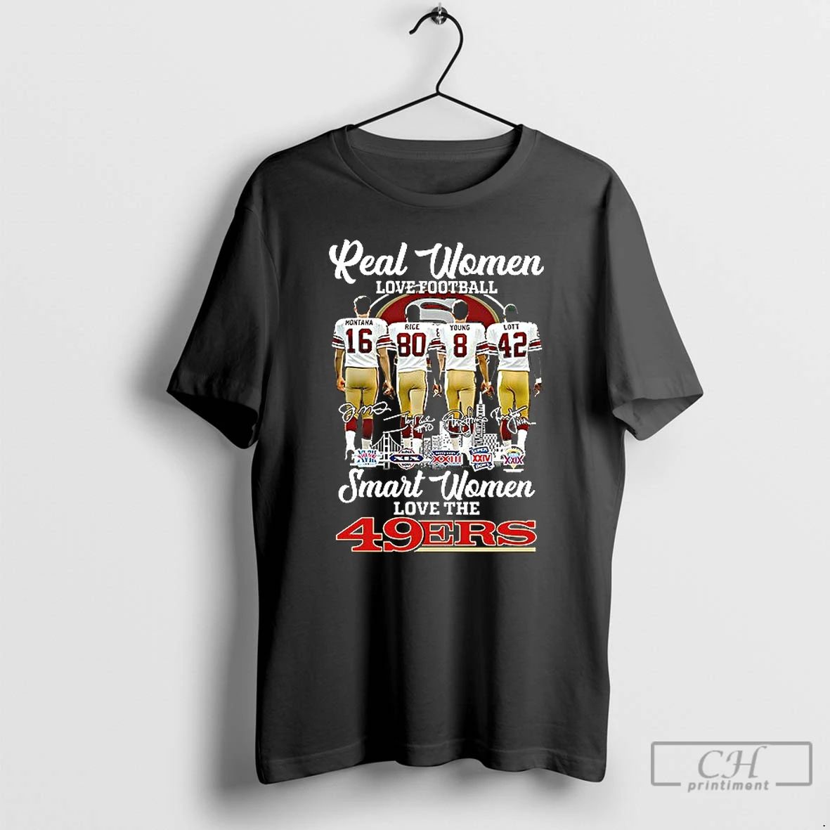 Premium Montana Rice Young Lott Real Women Love Football Smart Women Love The San Francisco