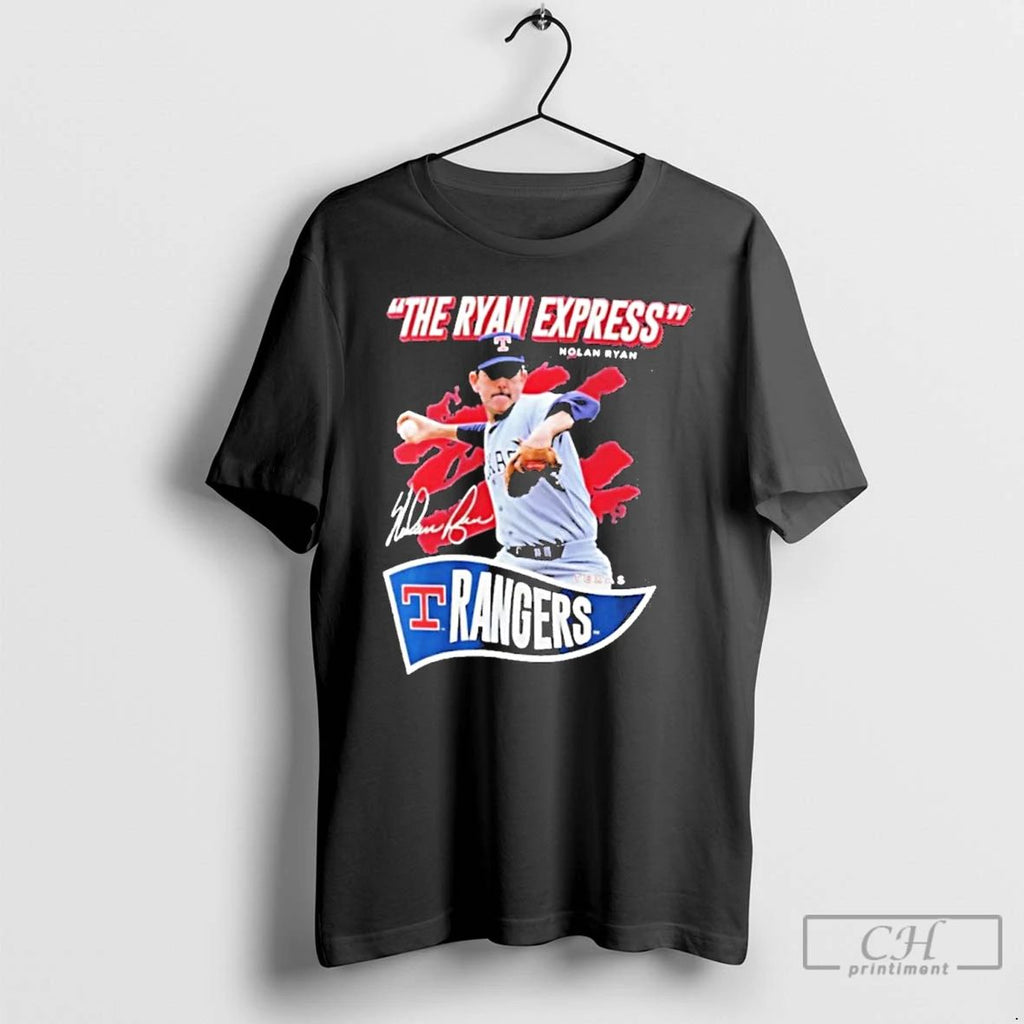 Premium Nolan Ryan The Ryan Express Texas Rangers T Shirts