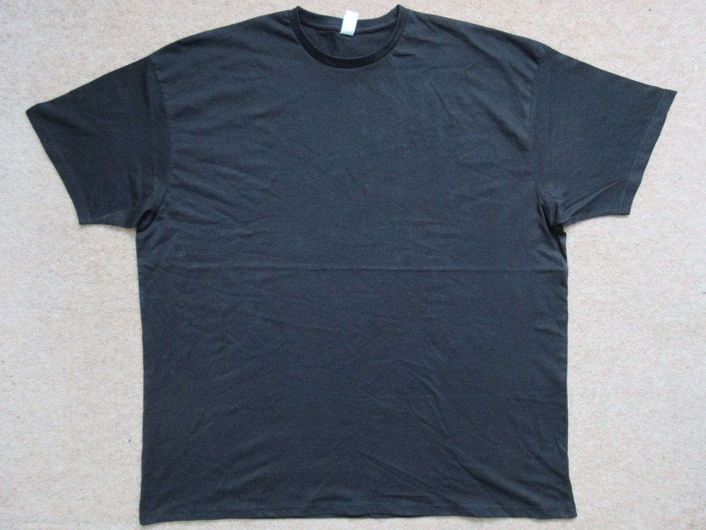 5 Pack Uneek  Black Short Sleeve T-Shirts . Choose From 3XL, 4XL, 5XL