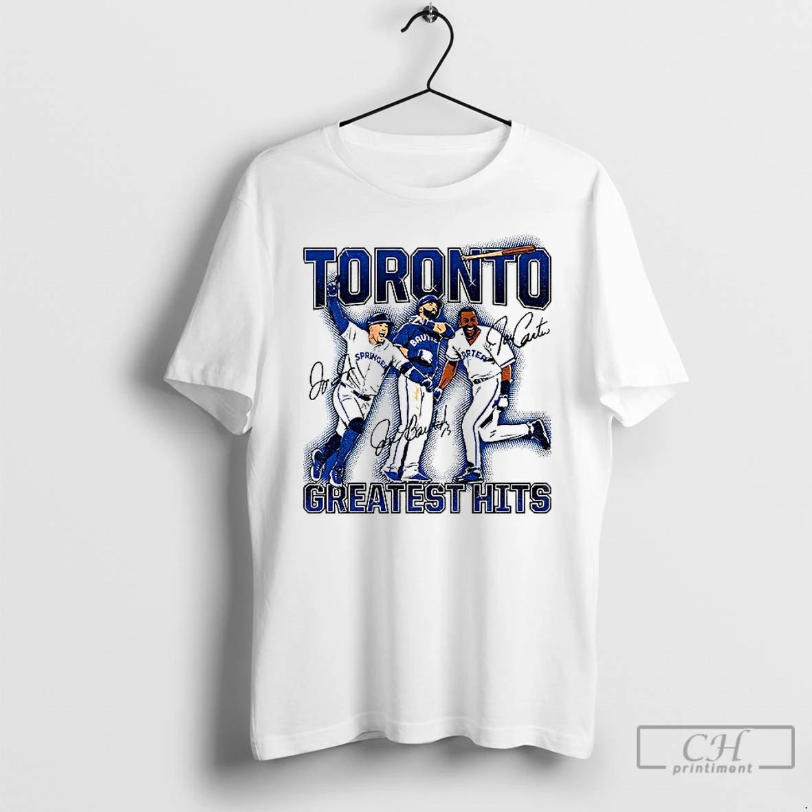 Classic Joe Carter Jose Bautista And George Springer Toronto Blue Jays Toronto Greatest Hits Mlb
