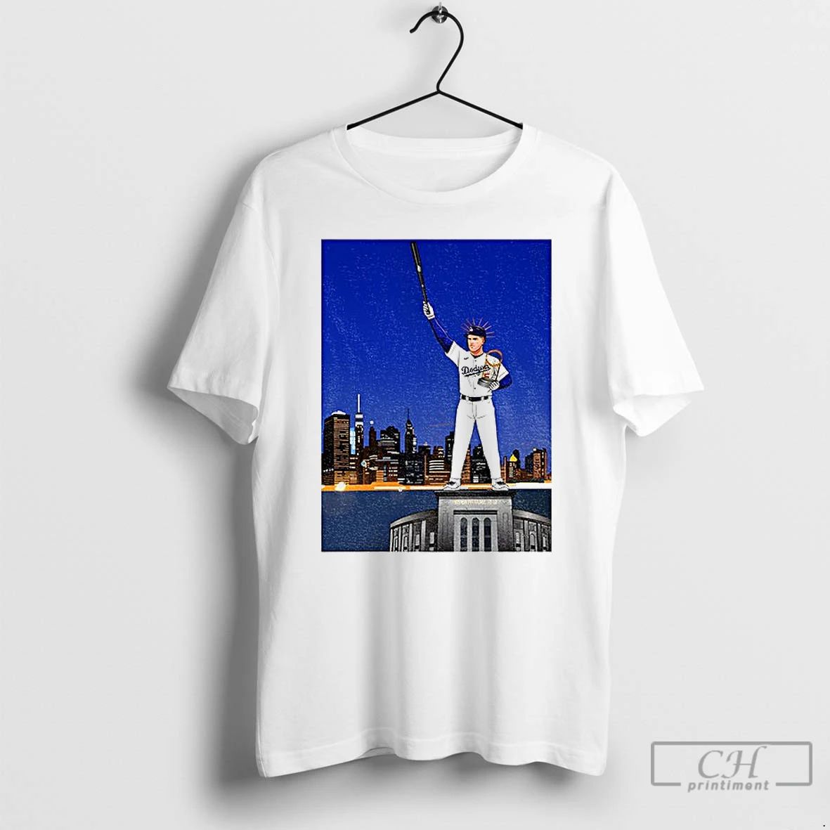 Classic Freddie Freeman Statue Of Liberty Dodgers 2024 Mvp T Shirts