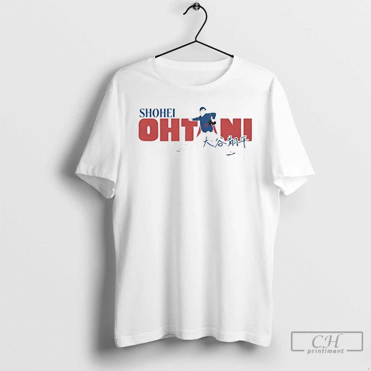 Classic Shohei Ohtani Kanji Signature T Shirts