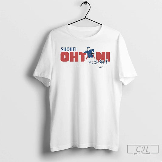 Classic Shohei Ohtani Kanji Signature T Shirts