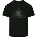 Wormhole Funny Space Worm SCI-FI Cosmos Mens Light Cotton T-Shirt