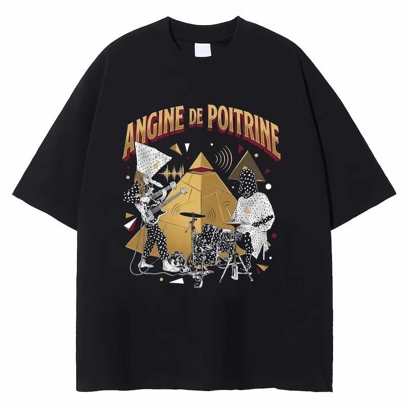 Angine De Poitrine Band T-shirt, Vintage Music Tee, Rock Concert Shirt