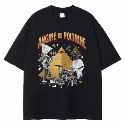 Angine De Poitrine Band T-shirt, Vintage Music Tee, Rock Concert Shirt