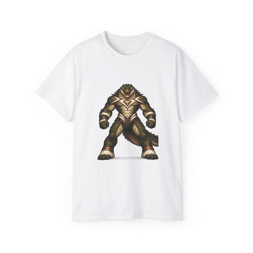 Armored Monster Illustration T-Shirt | Fantasy Kaiju Creature