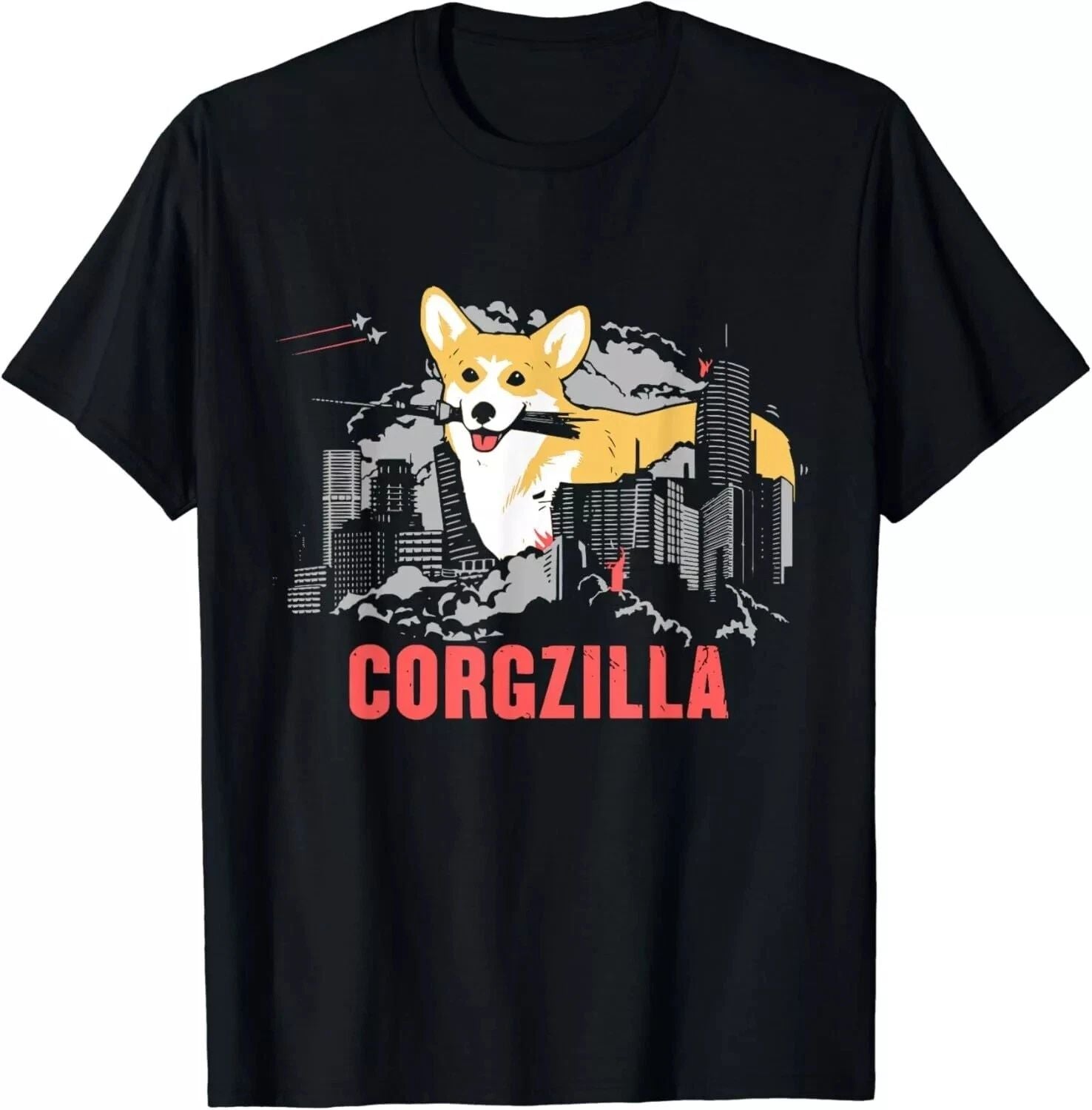 _Corgzilla_ Funny Dog Corgi Lover Gift Unisex T-Shirt