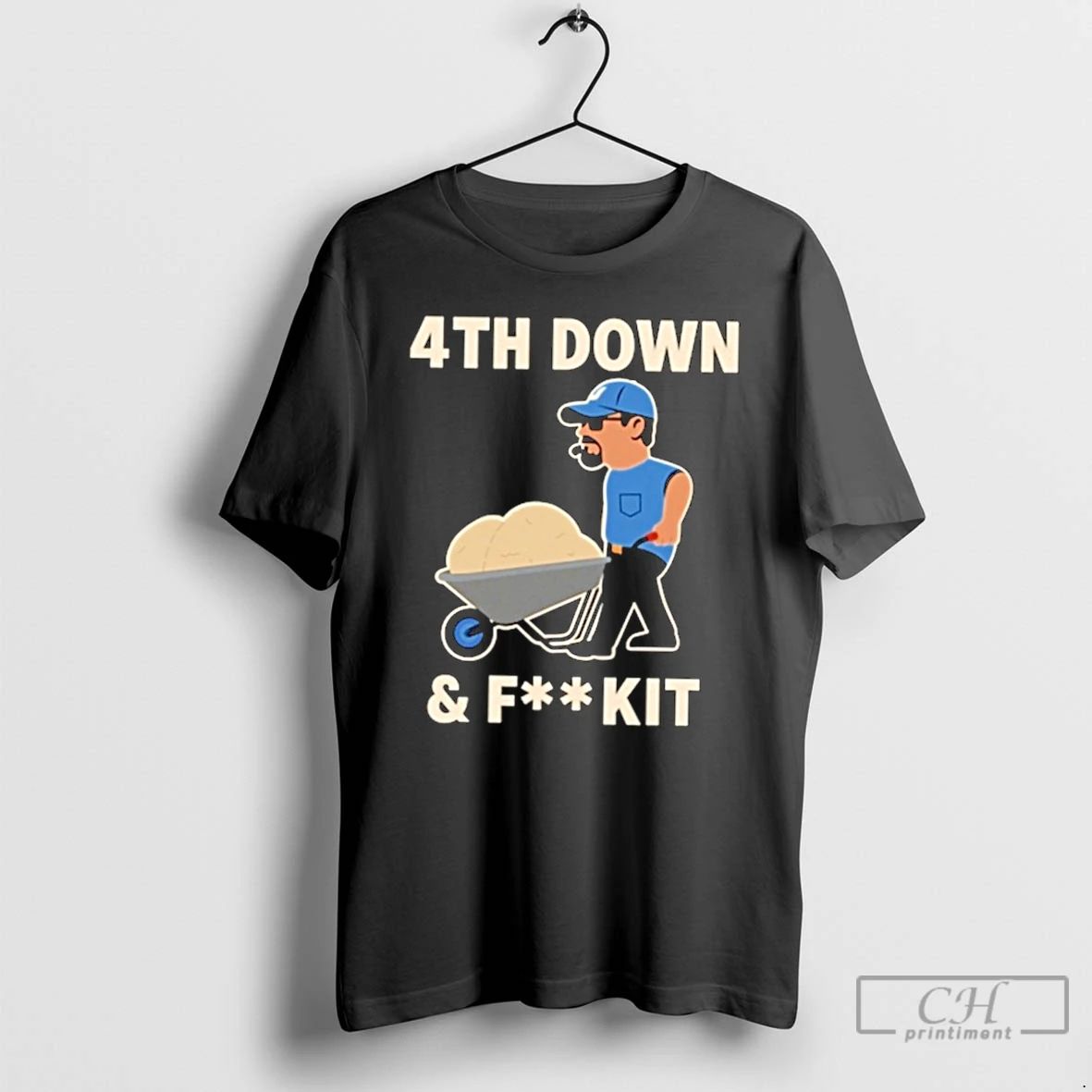 Classic Dan Campbell 4th Down And Fuck It T Shirts Hoodie Longsleeve