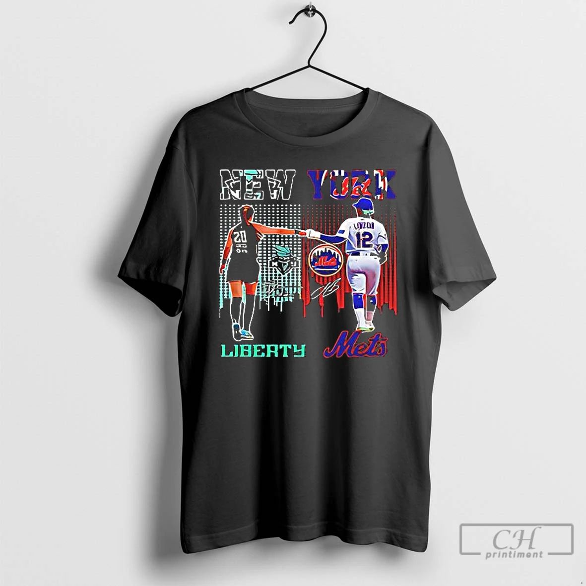 Classic New York Sabrina Ionescu Liberty Francisco Lindor Mets Signatures T Shirts