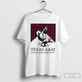 Classic Texas A And M Rough Tough Real Stuff Bull Rider Retro T Shirts