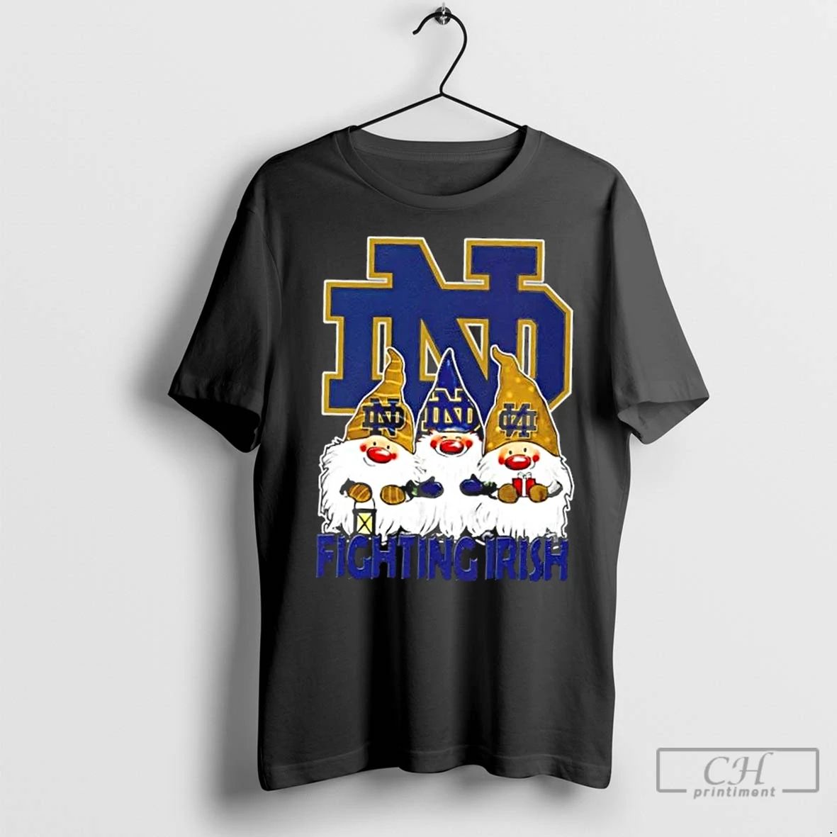 Classic Notre Dame Fighting Irish X Gnomes Xmas Christmas