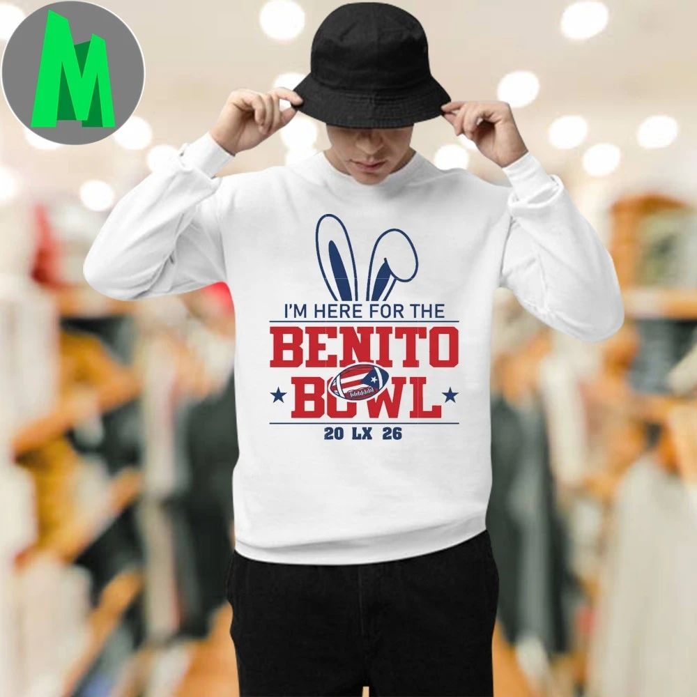 I’m here for the benito bowl logo shirt