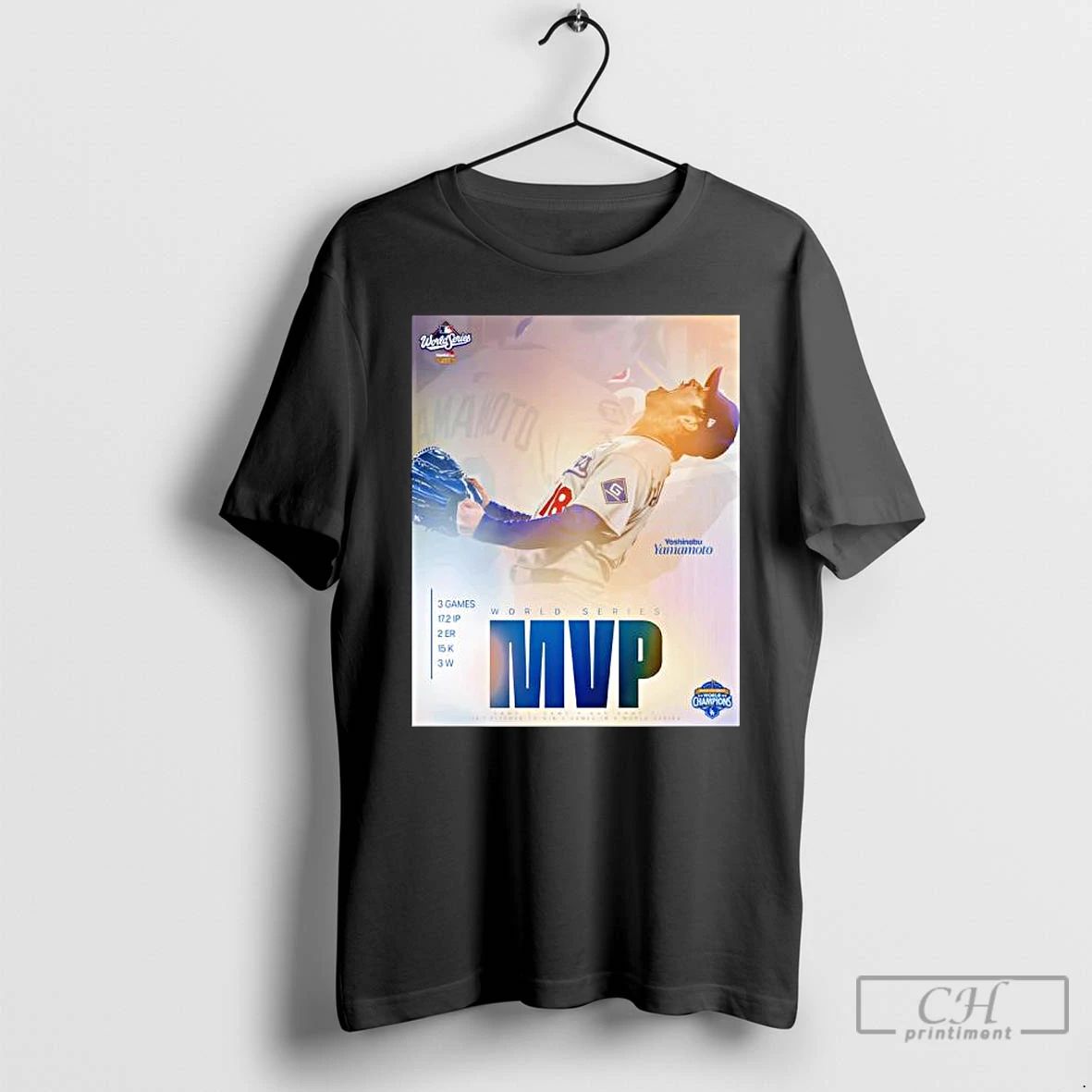 Classic Los Angeles Dodgers Yoshinobu Yamamoto Mvp World Series T Shirts