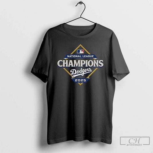 Classic Los Angeles Dodgers Baseball 2025 National League Champions Mlb T Shirts