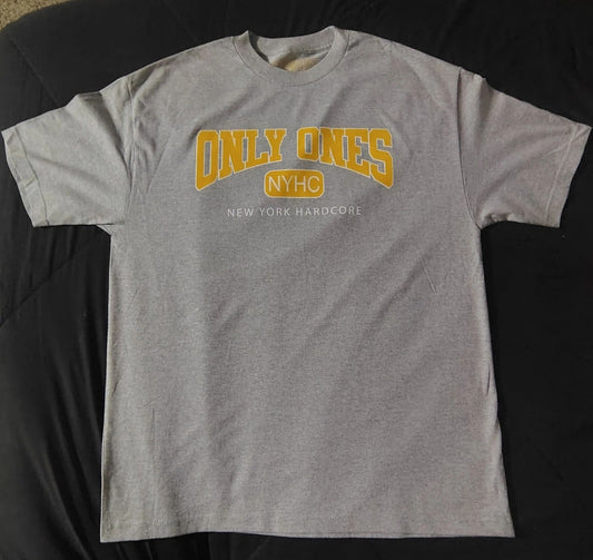 NYHC New York Hardcore Shirt Mens XL Gray  Only Ones Band Mind Is Everything Tee