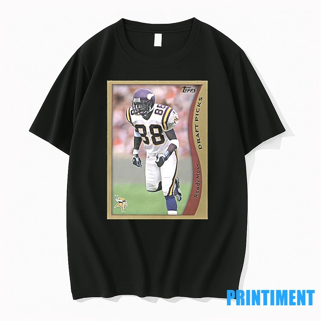 Minnesota Vikings Randy Moss Trading Card Tshirts Sweater
