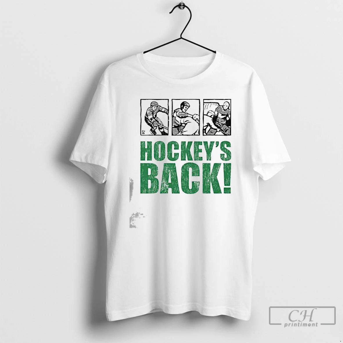 Classic Hockeys Back Comic Book T Shirts