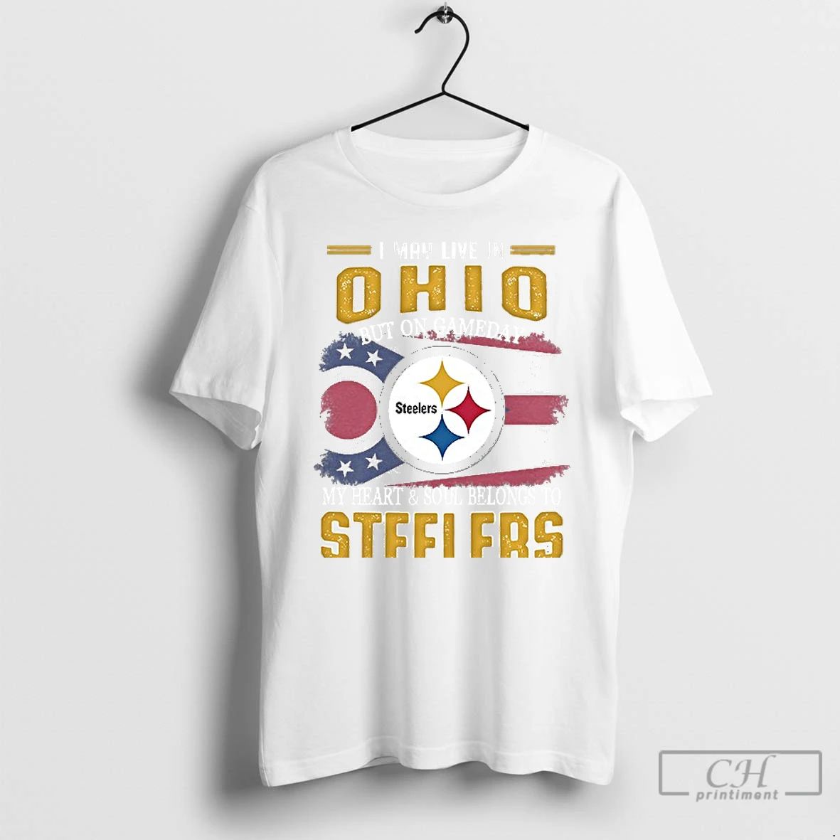 Classic I May Live In Ohio But On Gameday My Heart And Soul Belongs To