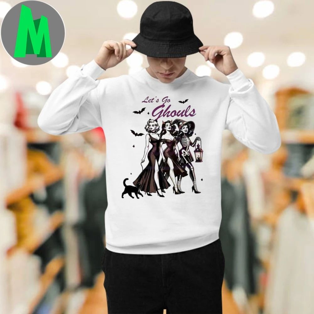 Halloween Girl Lets Go Ghouls Shirt