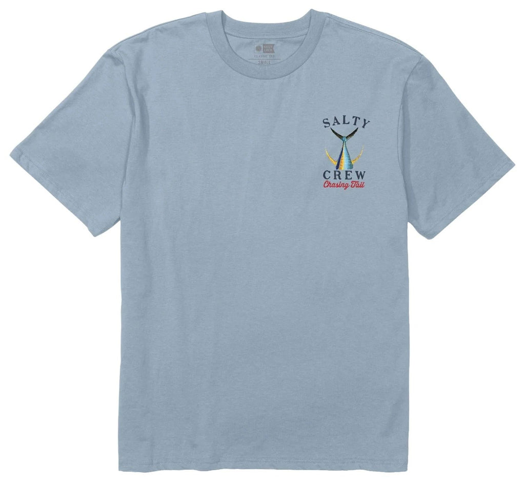 Salty Crew Tailed Classic SS T-Shirt - Blue Fog - New