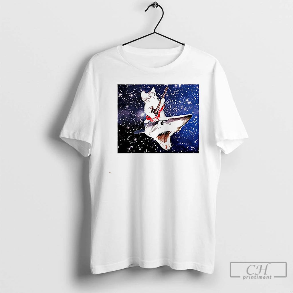 Classic Silly Cats Guitars Allowed Sharks Christmas T Shirts