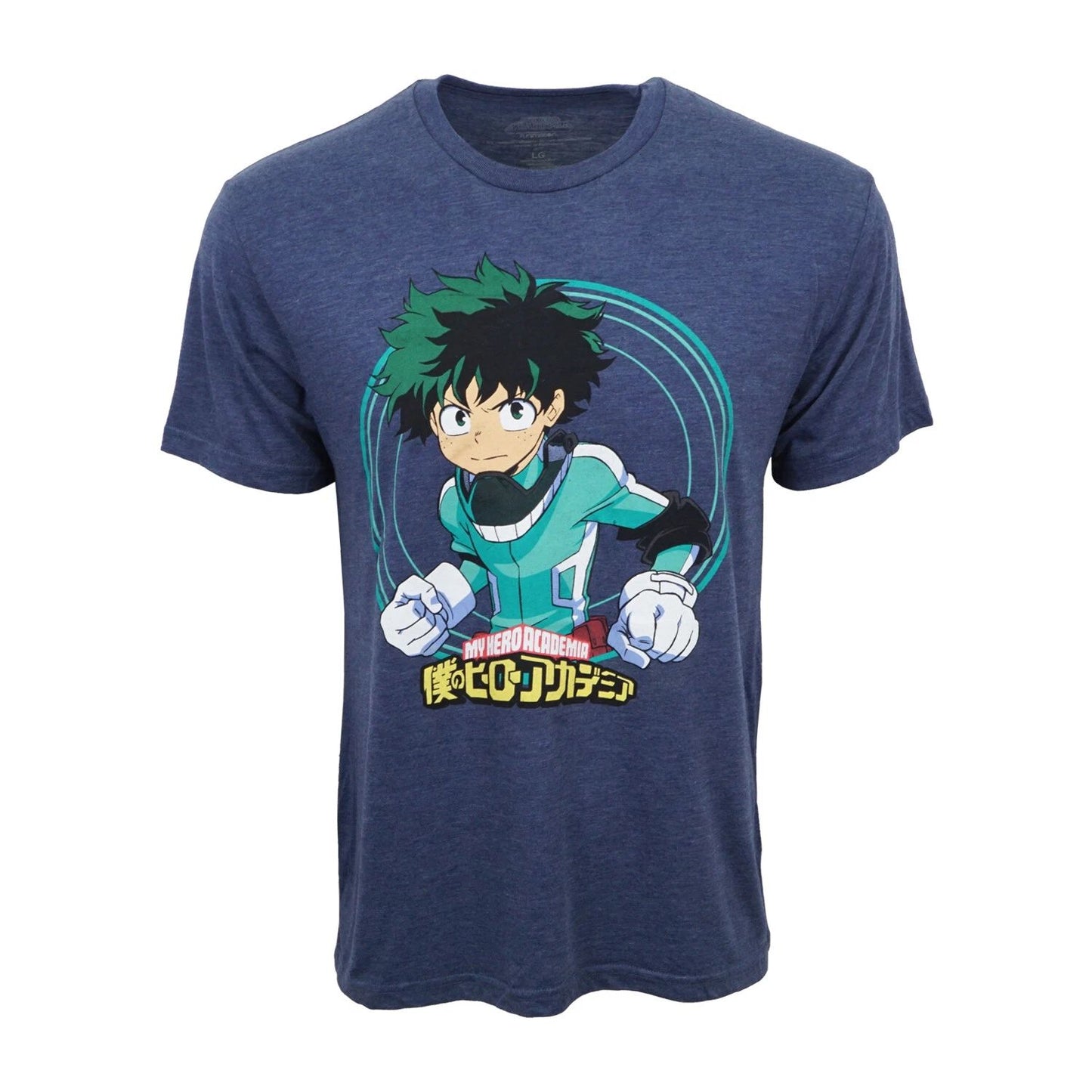 MY HERO ACADEMIA T SHIRT OFFICIAL ITEM SPACE BLUE
