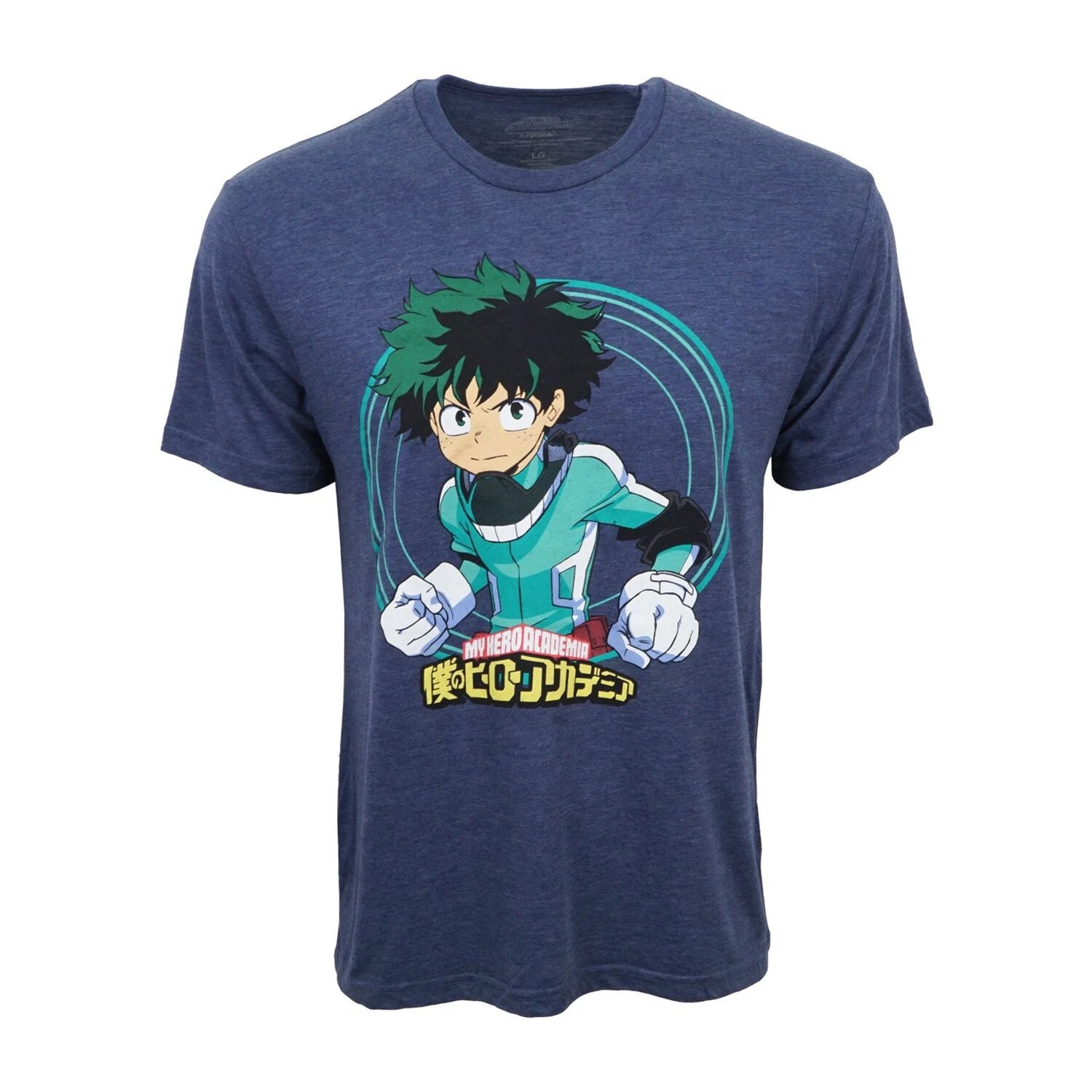 MY HERO ACADEMIA T SHIRT OFFICIAL ITEM SPACE BLUE
