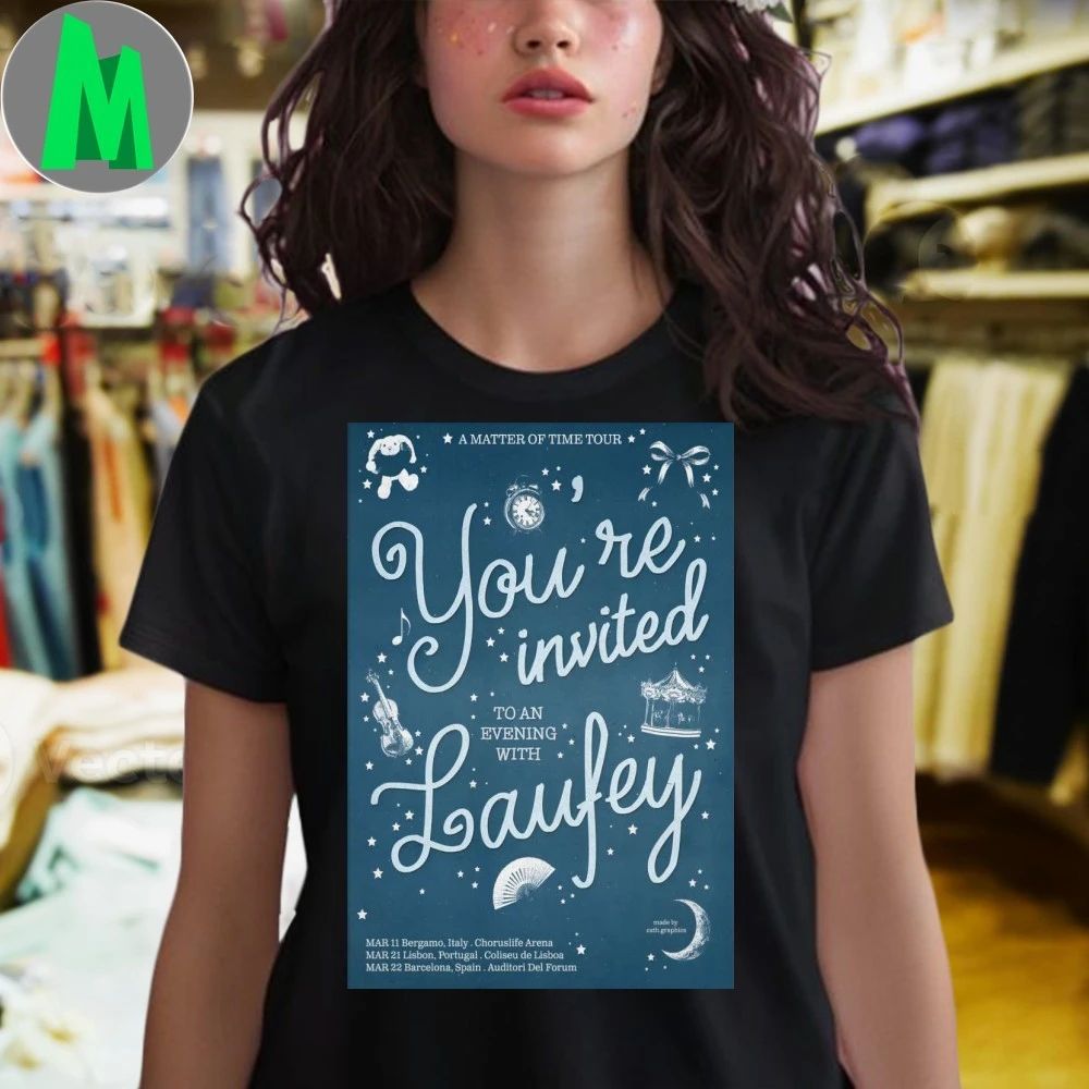 Laufey A Matter Of Time Tour 26 Poster Shirt
