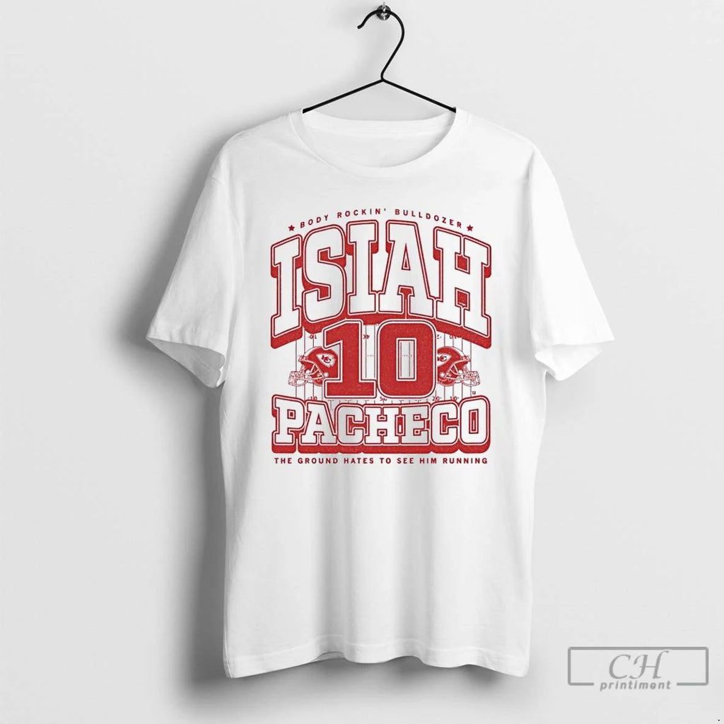 Premium Isiah Pacheco Max Collegiate T Shirts