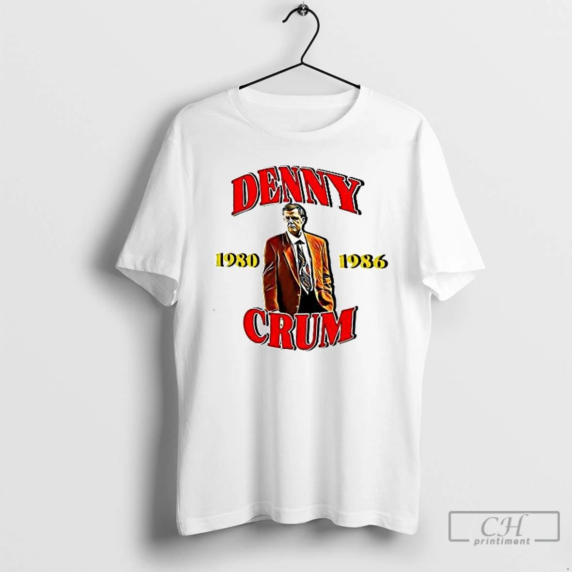 Premium Denny Crum 1980 1986 Graphic T Shirts