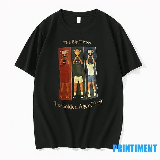 The Big Three The Golden Age Of Tennis Tennis Legends Tshirts Sweater