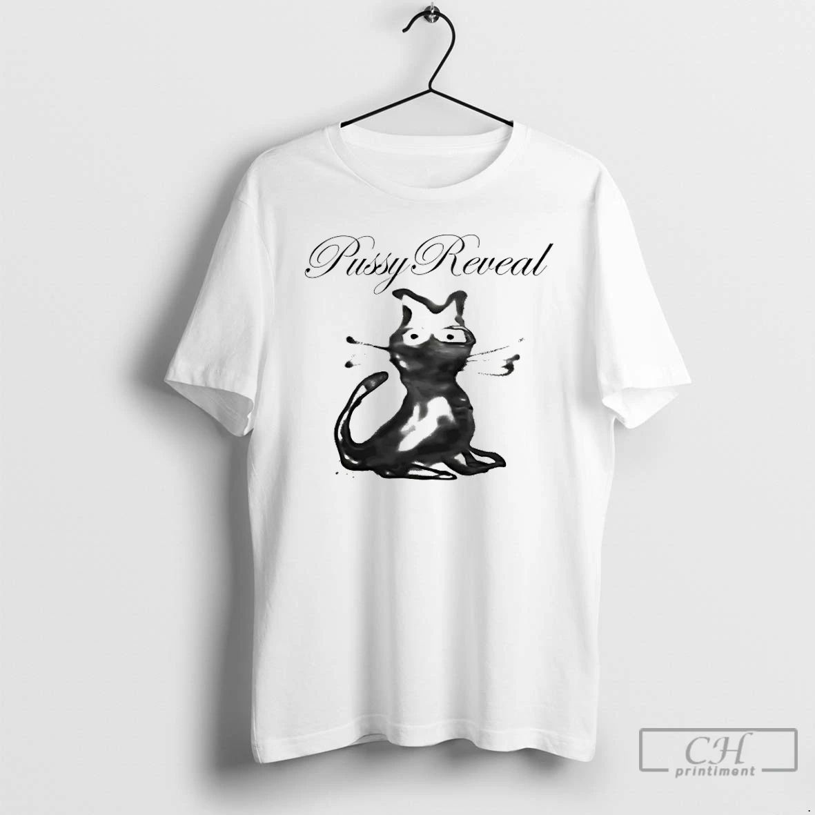 Classic Pussy Reveal Cat T Shirts