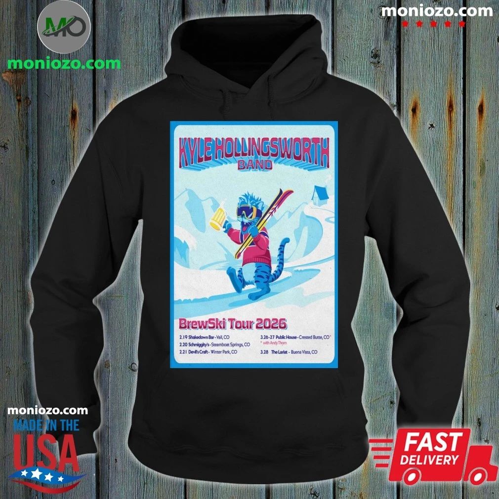 Kyle HollingsWorth Band Brewski 2026 Tour Poster Shirt