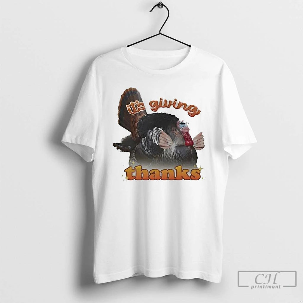 Classic Turkey Thanksgiving Its Giving Thanks Graphic T Shirts