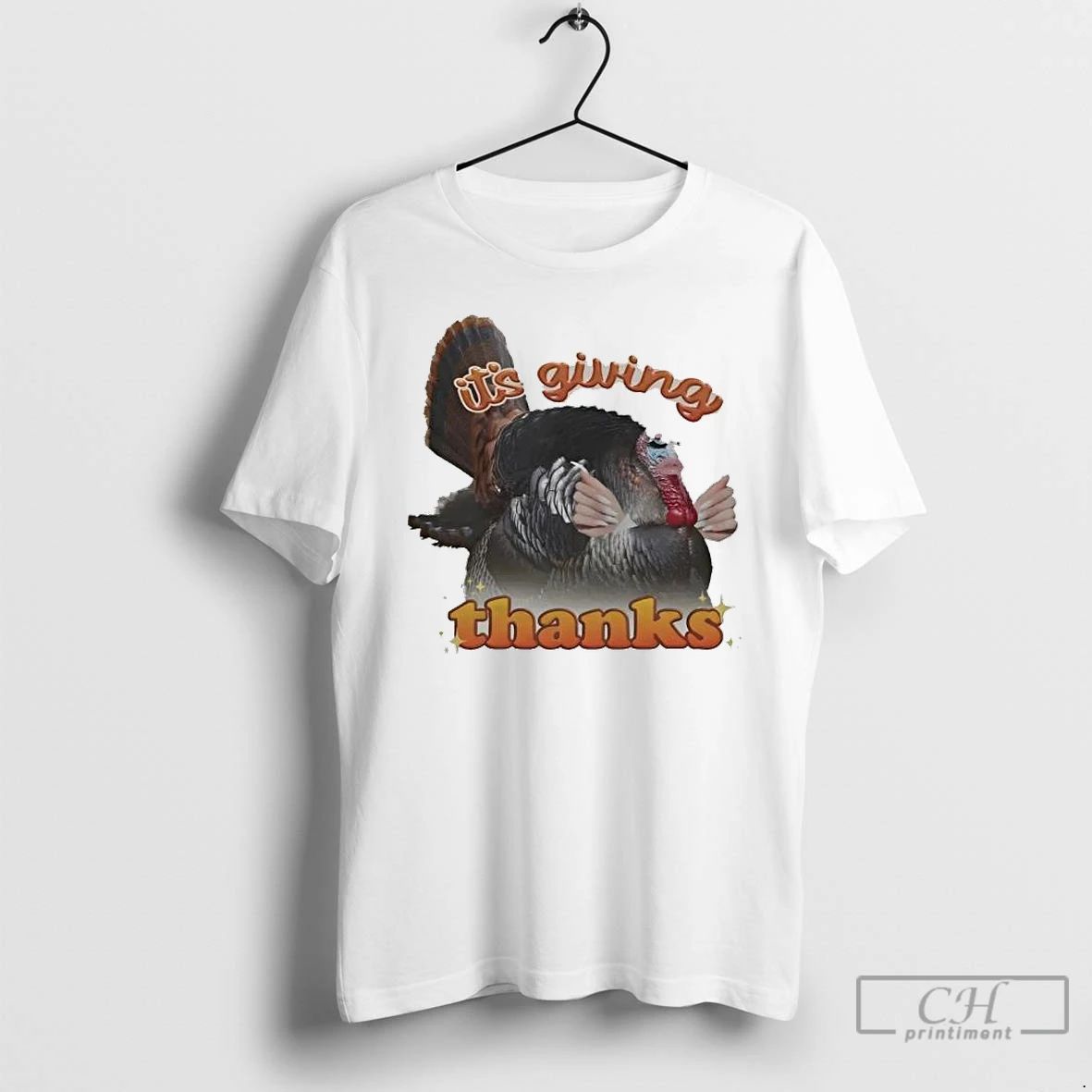 Classic Turkey Thanksgiving Its Giving Thanks Graphic T Shirts