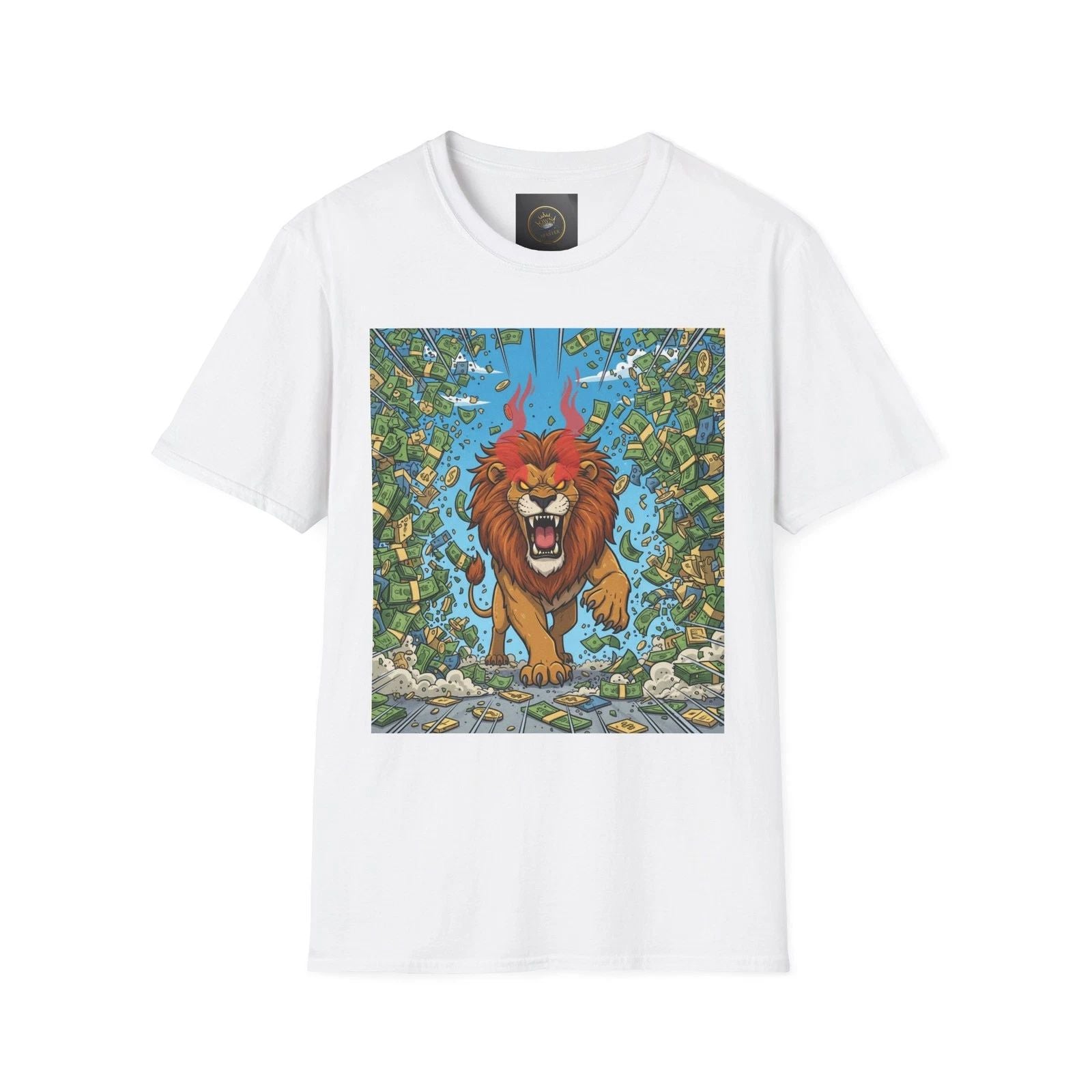Bold Lion Graphic Tee | Unisex Softstyle T-Shirt | Perfect for Animal [...]