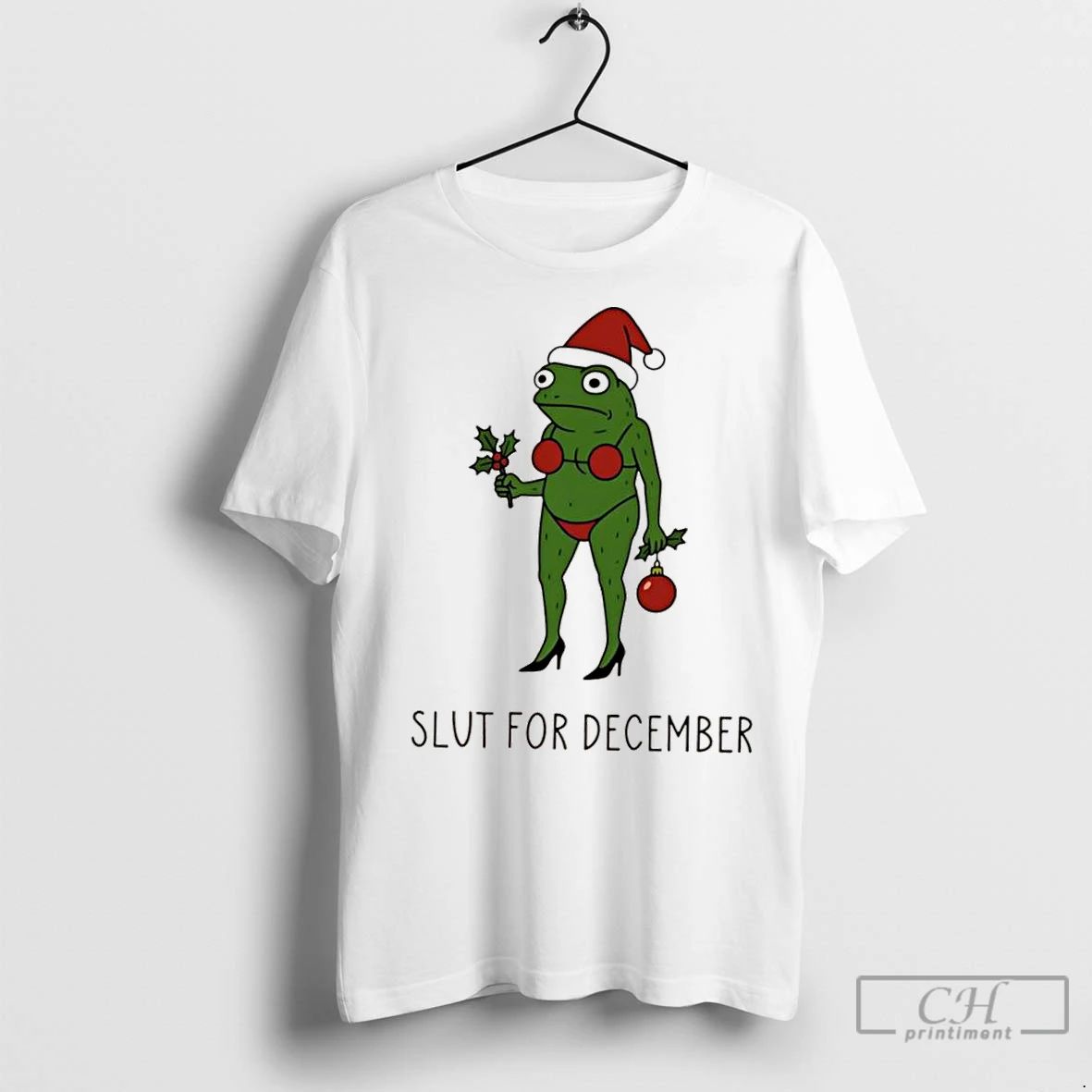 Classic Frog Christmas Slut For December